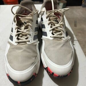 adidas Tech Response 3.0 Men's Spikeless Golf Shoes White Size 11.5 Decent Cond.